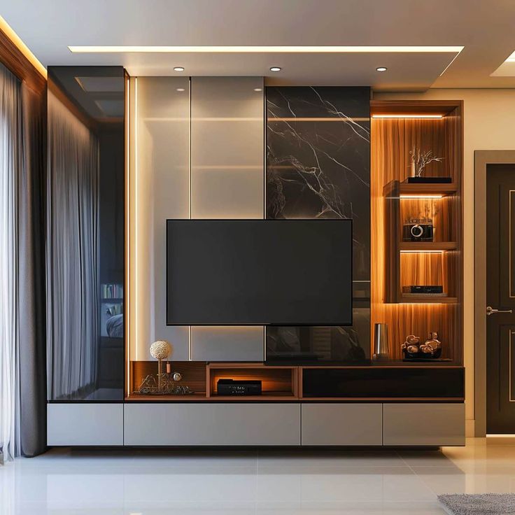 Luxury Entertainment Wall