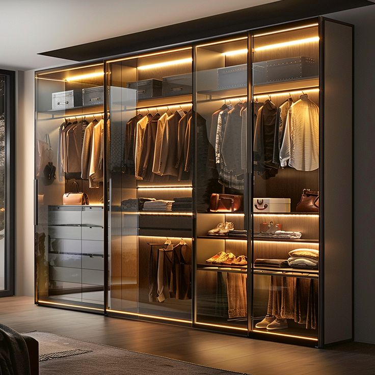 Glass Door Wardrobe